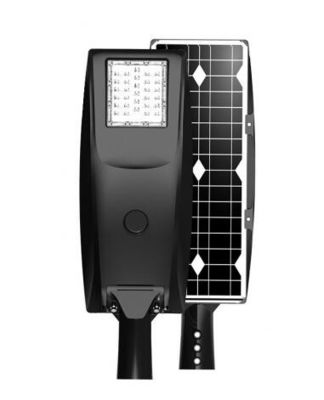 MPPT Controller 20W 3050lm 20Ah solar led street lamp