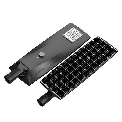 High Power 180lm/W 50W Solar LED Street Light With Time Control